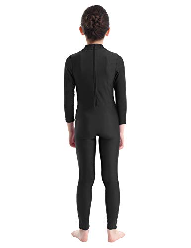 MSemis Maillot Entero de Ballet Gimnasia para Niños Niñas Mono Completo Danza Leotardo Clásico Manga Larga Jumpsuit Yoga Deporte Negro 10-12 Años MSemis Maillot Entero de Ballet Gimnasia para Niños Niñas Mono Completo Danza Leotardo Clásico Manga Larga Jumpsuit Yoga Deporte Negro 10-12 Años