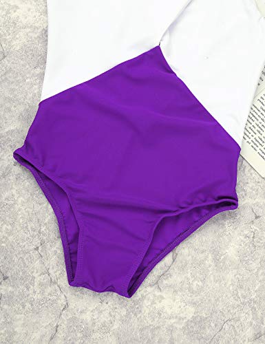 MSemis Maillot Gimnasia Rítmica para Niñas Competición Body Patinaje Artítico Leotardo Ballet Maillot Danza sin Manga Ropa Bailarina Práctica Actuación Morado 13-14 Años MSemis Maillot Gimnasia Rítmica para Niñas Competición Body Patinaje Artítico Leotardo Ballet Maillot Danza sin Manga Ropa Bailarina Práctica Actuación Morado 13-14 Años