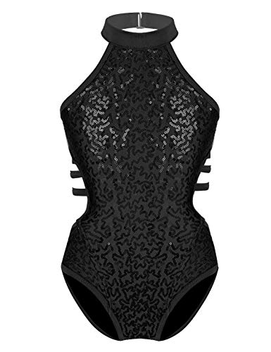 MSemis Maillot Lentejuelas Gimnasia Rítmica para Niñas Leotardo de Patinaje Artístico Maillot de Danza Ballet Body Deportivo para Competicion Actuación Disfraz Bailarina Negro A 11-12 años MSemis Maillot Lentejuelas Gimnasia Rítmica para Niñas Leotardo de Patinaje Artístico Maillot de Danza Ballet Body Deportivo para Competicion Actuación Disfraz Bailarina Negro A 11-12 años
