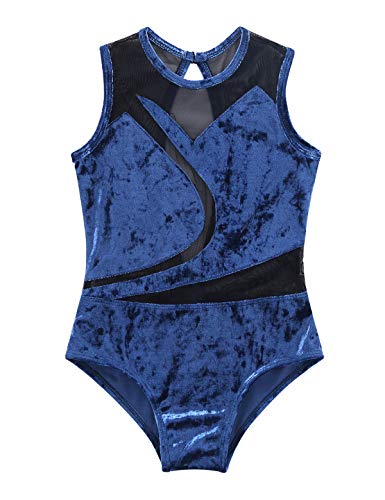 MSemis Maillot Patinaje Artístico para Niñas Empalme Terciopelo Maillot Gimnasia Rítmica Competición Body Ballet Espalda Abierta Leotardo Ballet Danza Ropa Bailarina Azul 12 Años MSemis Maillot Patinaje Artístico para Niñas Empalme Terciopelo Maillot Gimnasia Rítmica Competición Body Ballet Espalda Abierta Leotardo Ballet Danza Ropa Bailarina Azul 12 Años