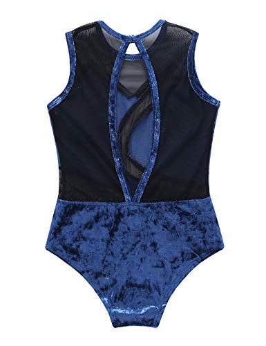 MSemis Maillot Patinaje Artístico para Niñas Empalme Terciopelo Maillot Gimnasia Rítmica Competición Body Ballet Espalda Abierta Leotardo Ballet Danza Ropa Bailarina Azul 12 Años MSemis Maillot Patinaje Artístico para Niñas Empalme Terciopelo Maillot Gimnasia Rítmica Competición Body Ballet Espalda Abierta Leotardo Ballet Danza Ropa Bailarina Azul 12 Años