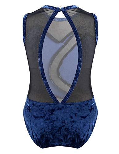 MSemis Maillot Patinaje Artístico para Niñas Empalme Terciopelo Maillot Gimnasia Rítmica Competición Body Ballet Espalda Abierta Leotardo Ballet Danza Ropa Bailarina Azul 12 Años MSemis Maillot Patinaje Artístico para Niñas Empalme Terciopelo Maillot Gimnasia Rítmica Competición Body Ballet Espalda Abierta Leotardo Ballet Danza Ropa Bailarina Azul 12 Años