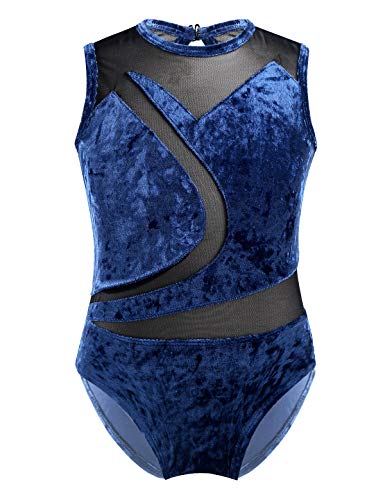MSemis Maillot Patinaje Artístico para Niñas Empalme Terciopelo Maillot Gimnasia Rítmica Competición Body Ballet Espalda Abierta Leotardo Ballet Danza Ropa Bailarina Azul 12 Años MSemis Maillot Patinaje Artístico para Niñas Empalme Terciopelo Maillot Gimnasia Rítmica Competición Body Ballet Espalda Abierta Leotardo Ballet Danza Ropa Bailarina Azul 12 Años