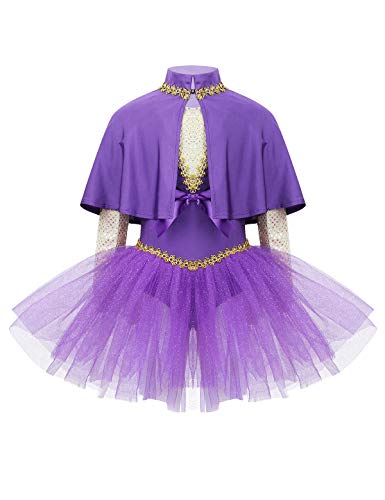 MSemis Vestido Bailarina para Niñas Maillot Danza Ballet Lujoso Disfraz Dominadora Circo Traje Disfraces Gran Showman Ringmaster Fiesta Halloween Navidad Morado 10 Años MSemis Vestido Bailarina para Niñas Maillot Danza Ballet Lujoso Disfraz Dominadora Circo Traje Disfraces Gran Showman Ringmaster Fiesta Halloween Navidad Morado 10 Años