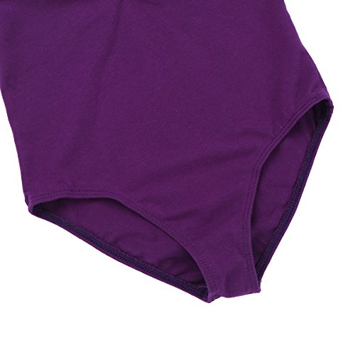 MSemis Vestido Danza Ballet para Niñas Maillot Gimnasia Rítmica con Falda Cruzada Removible Body Bailarina Infantil Leotardo Básico Ropa Práctica Danza Morado 10-12 Años MSemis Vestido Danza Ballet para Niñas Maillot Gimnasia Rítmica con Falda Cruzada Removible Body Bailarina Infantil Leotardo Básico Ropa Práctica Danza Morado 10-12 Años