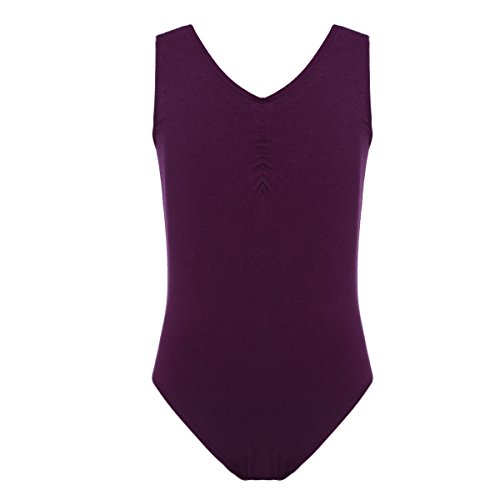 MSemis Vestido Danza Ballet para Niñas Maillot Gimnasia Rítmica con Falda Cruzada Removible Body Bailarina Infantil Leotardo Básico Ropa Práctica Danza Morado 10-12 Años MSemis Vestido Danza Ballet para Niñas Maillot Gimnasia Rítmica con Falda Cruzada Removible Body Bailarina Infantil Leotardo Básico Ropa Práctica Danza Morado 10-12 Años