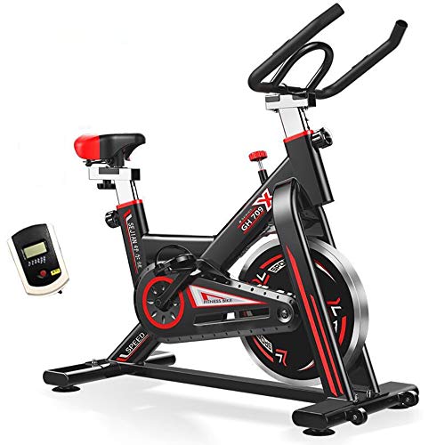 Msoah Bici Spinning, Bicicleta De Spinning, Volante De Inercia 6 Kg, para Entrenamiento De Adelgazamiento, Resistencia, Spinbike con Cardio para El Hogar Y Fitness