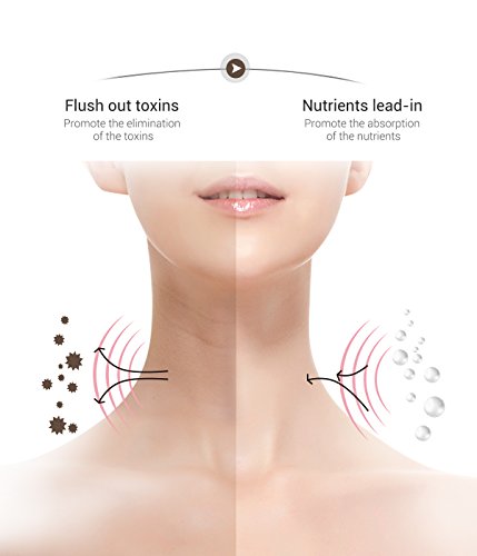 Ms.W Masajeador facial, estiramiento de la piel, estiramiento facial en el cuello, dispositivos de tonificación de belleza reafirmantes en forma de V, masajeador facial antiarrugas con calor, 3 modos