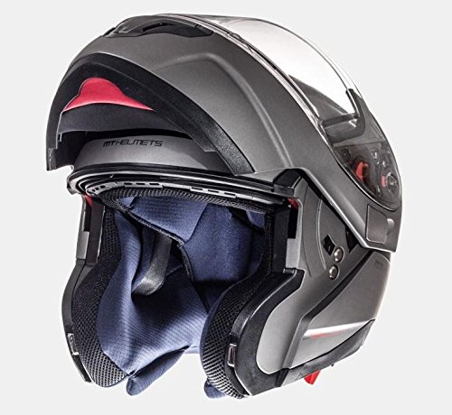 MT - Casco Modular Atom SV Solid Titanio Mate Talla M (57-58 cm) MT - Casco Modular Atom SV Solid Titanio Mate Talla M (57-58 cm)