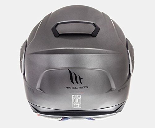 MT - Casco Modular Atom SV Solid Titanio Mate Talla M (57-58 cm) MT - Casco Modular Atom SV Solid Titanio Mate Talla M (57-58 cm)