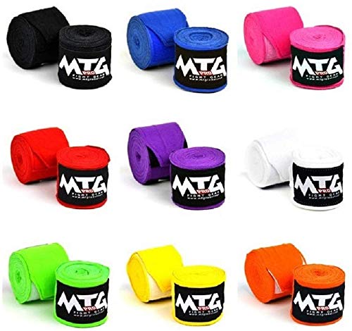 MTG Pro - Vendas de Boxeo (parcialmente elásticas, 5 m de Longitud), Color Gris, tamaño 5,0 m MTG Pro - Vendas de Boxeo (parcialmente elásticas, 5 m de Longitud), Color Gris, tamaño 5,0 m