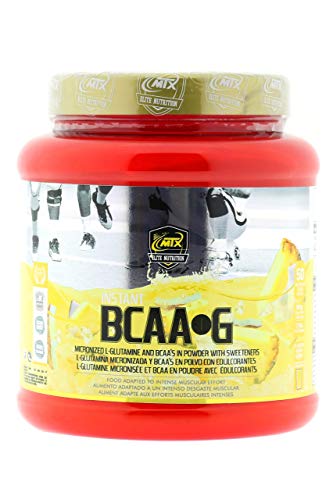 MTX nutrition BCAA'S + G R.GOLD [500 g.] Piña Colada - Aminoácidos PREMIUM de Cadena Ramificada (50%) + L- Glutamina (50%) KIOWA_Quality en polvo.