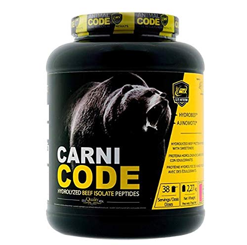 MTX nutrition CARNICODE [2,27Kg] 5Lbs. Frutas Rojas - Hidrolizado PREMIUM de Proteína Aislada de Carne Magra de Ternera [HYDROBEEF] - recuperación, entorno anabólico, fuerza e hipotrofia.