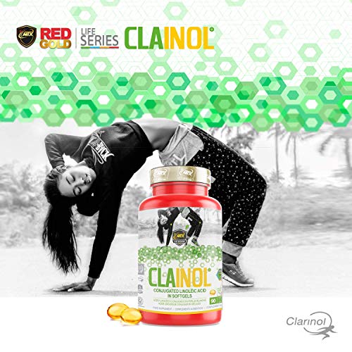 MTX nutrition CLAINOL LIFE 90 Capsulas –C.L.A. (ácido Linoleico conjugado) PREMIUM CLARINOL® con efectos sobre la gestión y la Pérdida de Grasa, el aumento del tono y la masa muscular.