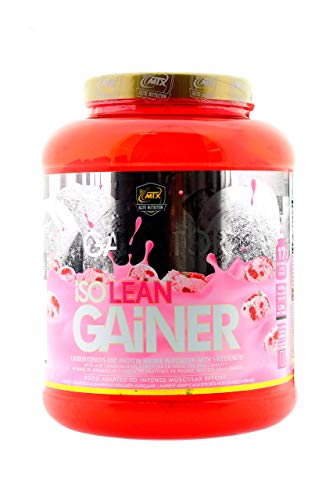 MTX nutrition IsoLeanGAINER -Ganator- [1,5 Kg.] Fresa – Suplemento PREMIUM proteínas de suero con carbohidratos avanzados para Ganancia de Peso Muscular, sustituto de Comidas o recuperación.