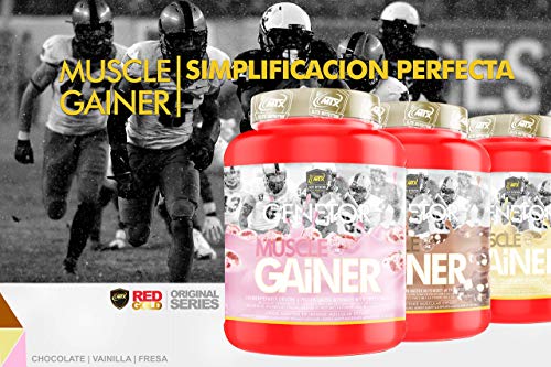 MTX nutrition IsoLeanGAINER -Ganator- [1,5 Kg.] Fresa – Suplemento PREMIUM proteínas de suero con carbohidratos avanzados para Ganancia de Peso Muscular, sustituto de Comidas o recuperación.