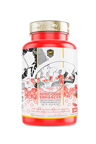 MTX nutrition NITR3X 90 capsulas - Matriz de Arginina AAKG, Citrulina Malato y Beta-Alanina… de poderosos efectos: vasodilatación, recuperación, rendimiento, hipertrofia y anti-catabólico. MTX nutrition NITR3X 90 capsulas - Matriz de Arginina AAKG, Citrulina Malato y Beta-Alanina… de poderosos efectos: vasodilatación, recuperación, rendimiento, hipertrofia y anti-catabólico.