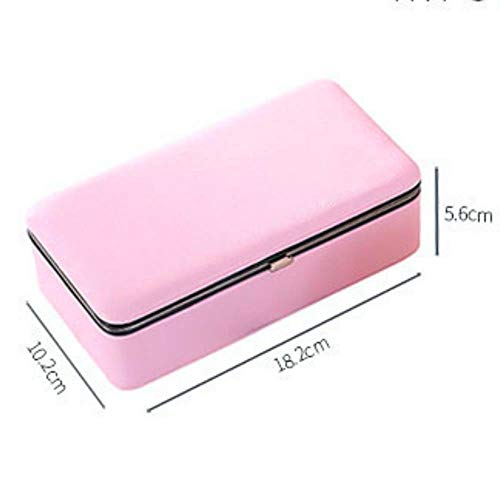 Muate Cajas De Joyas Casete De Joyería Con Joyero De Cuero Pu Organizador De Maquillaje Multicapa Estuche De Vestuario Multifunción, S