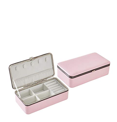 Muate Cajas De Joyas Casete De Joyería Con Joyero De Cuero Pu Organizador De Maquillaje Multicapa Estuche De Vestuario Multifunción, S