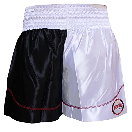 Muay Thai Boxing Kick Boxing Martial Arts Shorts Pink Black Shorts (S)