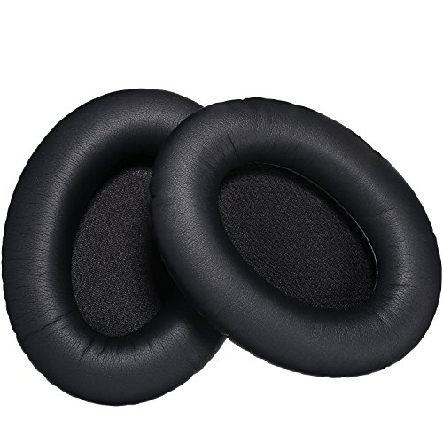 Mudder Almohadillas de Auriculares Almohadilla de Espuma Cubierta de Auriculares Reemplazo para Bose Quietcomfort 2/15/ 25, Ae2, Ae2i, Negro