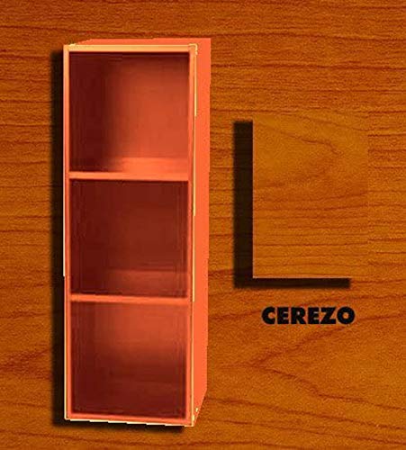 Mueble ESTANTERIA Color Cerezo para ARCHIVAR 300 Discos DE Vinilo LP (Los Discos Grandes) / Ref.MAR039
