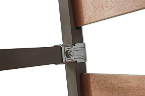MUEBLIX.COM | Somier Eco para Cama 90 x 190 cm | Somier con 4 Patas | Láminas Madera de Chopo de 17 cm y Estructura de Tubos de Acero | Útil para Camas Nido o Camas Individuales MUEBLIX.COM | Somier Eco para Cama 90 x 190 cm | Somier con 4 Patas | Láminas Madera de Chopo de 17 cm y Estructura de Tubos de Acero | Útil para Camas Nido o Camas Individuales