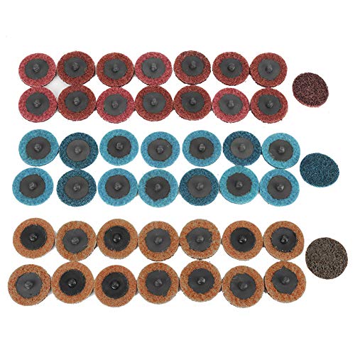 Muela abrasiva de pulido con disco de lija de 45 piezas de 2"con mandril y base de molienda, adecuada para amoladoras angulares de 50 mm - Amarillo 180 grano + rojo 320 grano + verde 400 grano Muela abrasiva de pulido con disco de lija de 45 piezas de 2"con mandril y base de molienda, adecuada para amoladoras angulares de 50 mm - Amarillo 180 grano + rojo 320 grano + verde 400 grano