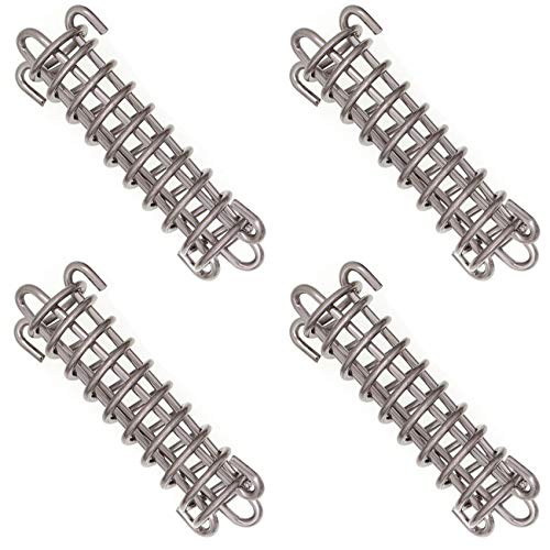 Muelle Tensor Resortes de Tensión - 4 Piezas Muelle Traccion de Accesorios de Cromo para Tiendas de Campaña Accesorios de Camping Accesorios de Montaje Seguro para Toldos de Camping. Muelle Tensor Resortes de Tensión - 4 Piezas Muelle Traccion de Accesorios de Cromo para Tiendas de Campaña Accesorios de Camping Accesorios de Montaje Seguro para Toldos de Camping.