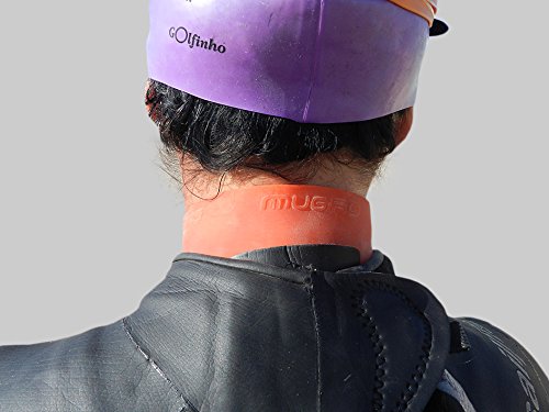 Mugiro Protector de Cuello Trajes de Neopreno - Naranja - Talla S 30-35 cm