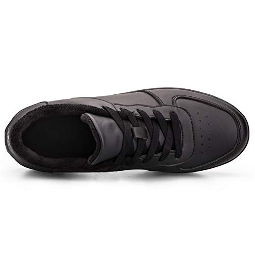 Mujer Adelgazar Zapatos Calientes Fur Botines Sneakers Zapatos de Plataforma de Cuña de Fitness Zapatos de Andar Impermeable Anti Deslizante Zapatos Negro-Bajo (Piel Forrada) 35 EU Mujer Adelgazar Zapatos Calientes Fur Botines Sneakers Zapatos de Plataforma de Cuña de Fitness Zapatos de Andar Impermeable Anti Deslizante Zapatos Negro-Bajo (Piel Forrada) 35 EU