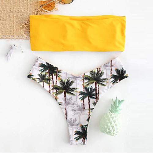 Mujer Bikini 2019 Traje de Baño Mujer Dos Piezas Ropa de Playa Conjunto de Bikinis Impresión Sexy Push up Bikini Tankinis Mujer Beachwear Bañador Mujer vpass