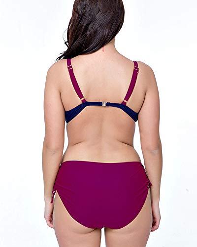 Mujer Bikini Tallas Grandes BaƱadores Dos Piezas Traje De BaƱo Armada 48 Mujer Bikini Tallas Grandes BaƱadores Dos Piezas Traje De BaƱo Armada 48