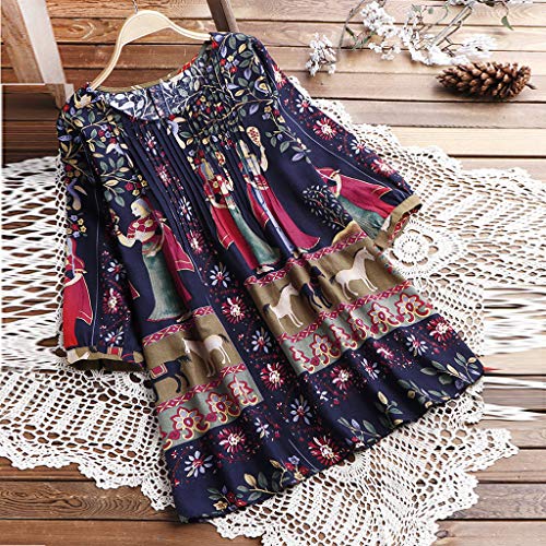 Mujer Casual Tallas Grandes Algodón Suelto Lino Estilo Nacional Tops Largos Camisa Blusa Mujer Casual Tallas Grandes Algodón Suelto Lino Estilo Nacional Tops Largos Camisa Blusa