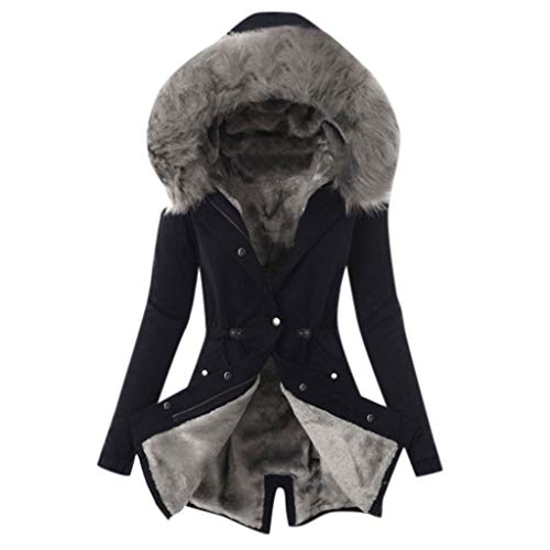 Mujer Invierno Abrigo Casual Sudadera con Capucha Algodón Chaqueta Larga Gruesa Cálida Rebajas Talla Grande Capa Jacket Parka Pullover riou Mujer Invierno Abrigo Casual Sudadera con Capucha Algodón Chaqueta Larga Gruesa Cálida Rebajas Talla Grande Capa Jacket Parka Pullover riou