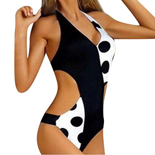 Mujer Monokini Nuevo Promociones Talla Grande Bikinis Halter Traje de Baño de Una Pieza Descuento