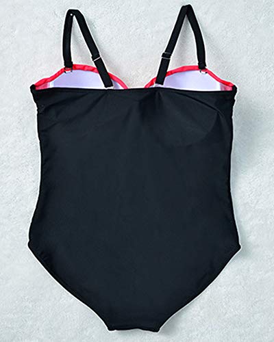 Mujer Retro 50s Punto Bikini Tallas Grandes BaƱadores Una Pieza Traje De BaƱo Monokinis Rojo 50 Mujer Retro 50s Punto Bikini Tallas Grandes BaƱadores Una Pieza Traje De BaƱo Monokinis Rojo 50