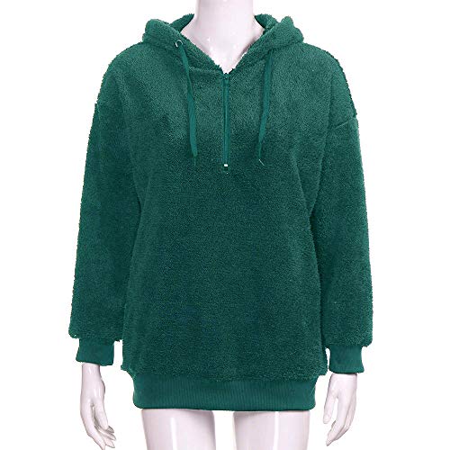 Mujer Sudadera Caliente y Esponjoso Tops Chaqueta Suéter Abrigo Jersey Mujer Otoño-Invierno Talla Grande Hoodie Sudadera con Capucha riou Mujer Sudadera Caliente y Esponjoso Tops Chaqueta Suéter Abrigo Jersey Mujer Otoño-Invierno Talla Grande Hoodie Sudadera con Capucha riou