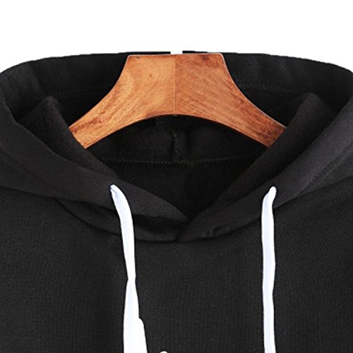 Mujer Sudaderas con Capucha Manga Larga Rayas Elegante Varsity Gafas De Harry Potter Camisetas Encapuchado Ante Bolsillo Tops Casual Sweatshirt De Marca Abrigo Deportes