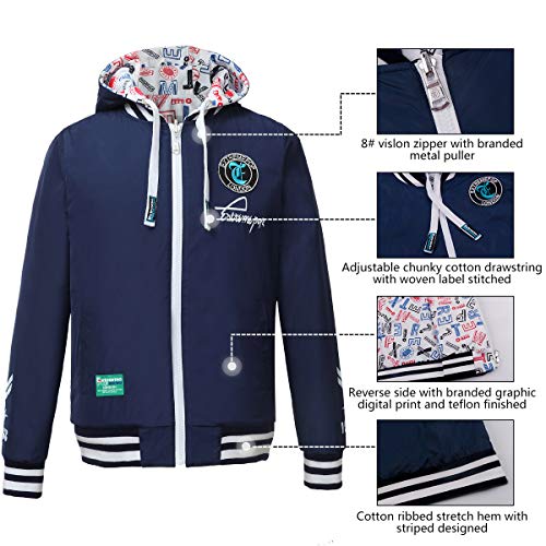 Mujer Traje de Ropa Deportiva de Tres Piezas Chándales Chaquetas Conjuntos de Chaqueta Impermeable Reversible Pantalones suéter de Las señoras 3pcs Conjuntos (L, Armada) Mujer Traje de Ropa Deportiva de Tres Piezas Chándales Chaquetas Conjuntos de Chaqueta Impermeable Reversible Pantalones suéter de Las señoras 3pcs Conjuntos (L, Armada)