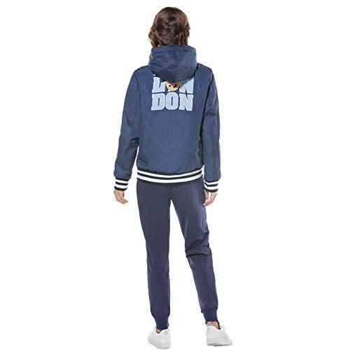 Mujer Traje de Ropa Deportiva de Tres Piezas Chándales Chaquetas Conjuntos de Chaqueta Impermeable Reversible Pantalones suéter de Las señoras 3pcs Conjuntos (L, Armada) Mujer Traje de Ropa Deportiva de Tres Piezas Chándales Chaquetas Conjuntos de Chaqueta Impermeable Reversible Pantalones suéter de Las señoras 3pcs Conjuntos (L, Armada)