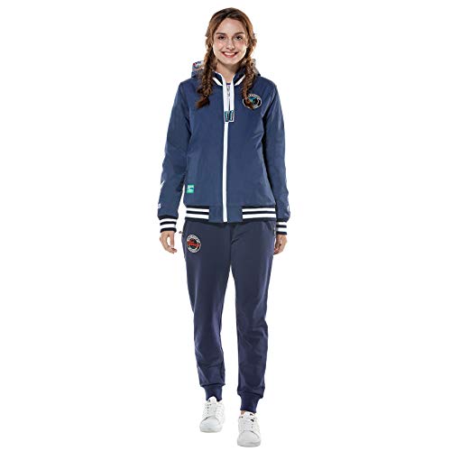 Mujer Traje de Ropa Deportiva de Tres Piezas Chándales Chaquetas Conjuntos de Chaqueta Impermeable Reversible Pantalones suéter de Las señoras 3pcs Conjuntos (L, Armada) Mujer Traje de Ropa Deportiva de Tres Piezas Chándales Chaquetas Conjuntos de Chaqueta Impermeable Reversible Pantalones suéter de Las señoras 3pcs Conjuntos (L, Armada)