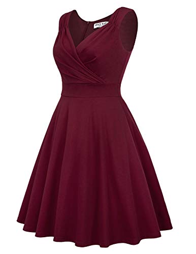 Mujer Vestidos Retro sin Mangas de Cóctel S CL010698-2 Mujer Vestidos Retro sin Mangas de Cóctel S CL010698-2