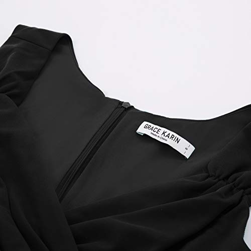 Mujer Vestidos Retro sin Mangas de Cóctel V-Escote S CL010698-1 Mujer Vestidos Retro sin Mangas de Cóctel V-Escote S CL010698-1