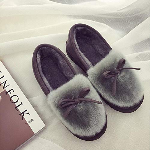 Mujer Zapatillas de Estar Invierno casa Cerradas Calienta con Comodidad Pantuflas Mujer Zapatillas de Estar Invierno casa Cerradas Calienta con Comodidad Pantuflas