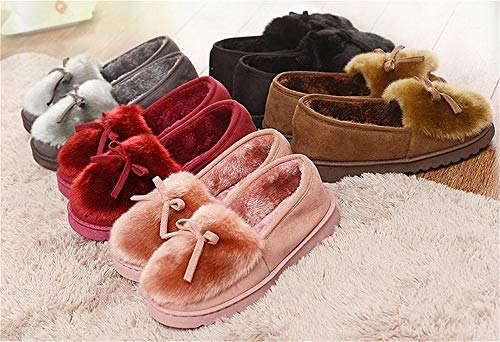 Mujer Zapatillas de Estar Invierno casa Cerradas Calienta con Comodidad Pantuflas Mujer Zapatillas de Estar Invierno casa Cerradas Calienta con Comodidad Pantuflas