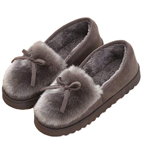 Mujer Zapatillas de Estar Invierno casa Cerradas Calienta con Comodidad Pantuflas Mujer Zapatillas de Estar Invierno casa Cerradas Calienta con Comodidad Pantuflas
