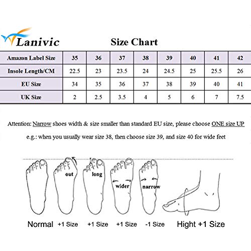 Mujer Zapatos de Plataforma para Caminar Zapatillas de Deporte de Cuña Ortopédicas de Malla con Cojín de Aire Blanco 41 EU Mujer Zapatos de Plataforma para Caminar Zapatillas de Deporte de Cuña Ortopédicas de Malla con Cojín de Aire Blanco 41 EU