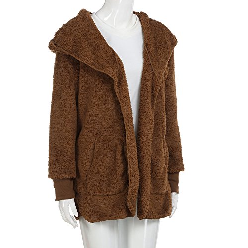 Mujeres Abrigo con Capucha de Abrigo Largo Manga Larga Chaqueta Sudaderas Parka Outwear Casual Cárdigan Capa Hoodie de Lana riou Mujeres Abrigo con Capucha de Abrigo Largo Manga Larga Chaqueta Sudaderas Parka Outwear Casual Cárdigan Capa Hoodie de Lana riou