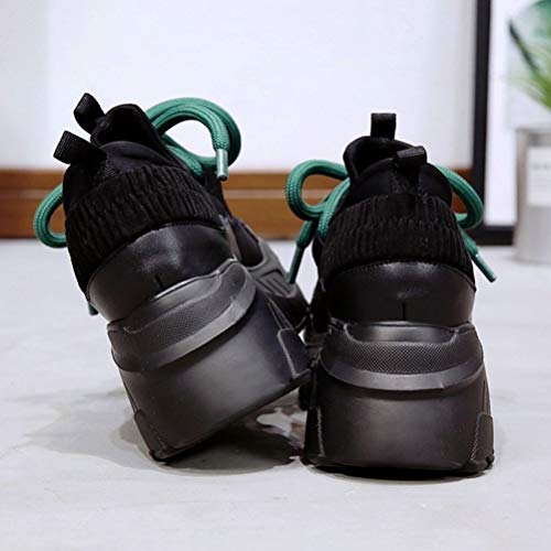 Mujeres Clunky Zapatillas Primavera Otoño Zapatos Atléticos Plataforma Al Aire Libre Casual Deportes Gimnasio Zapatos Cordones hasta Chunky Entrenadores Zapatos Mujeres Clunky Zapatillas Primavera Otoño Zapatos Atléticos Plataforma Al Aire Libre Casual Deportes Gimnasio Zapatos Cordones hasta Chunky Entrenadores Zapatos